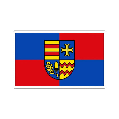 Flag of Ammerland Germany - STICKER Vinyl Kiss-Cut Decal 4 Inch White - The Sticker Space