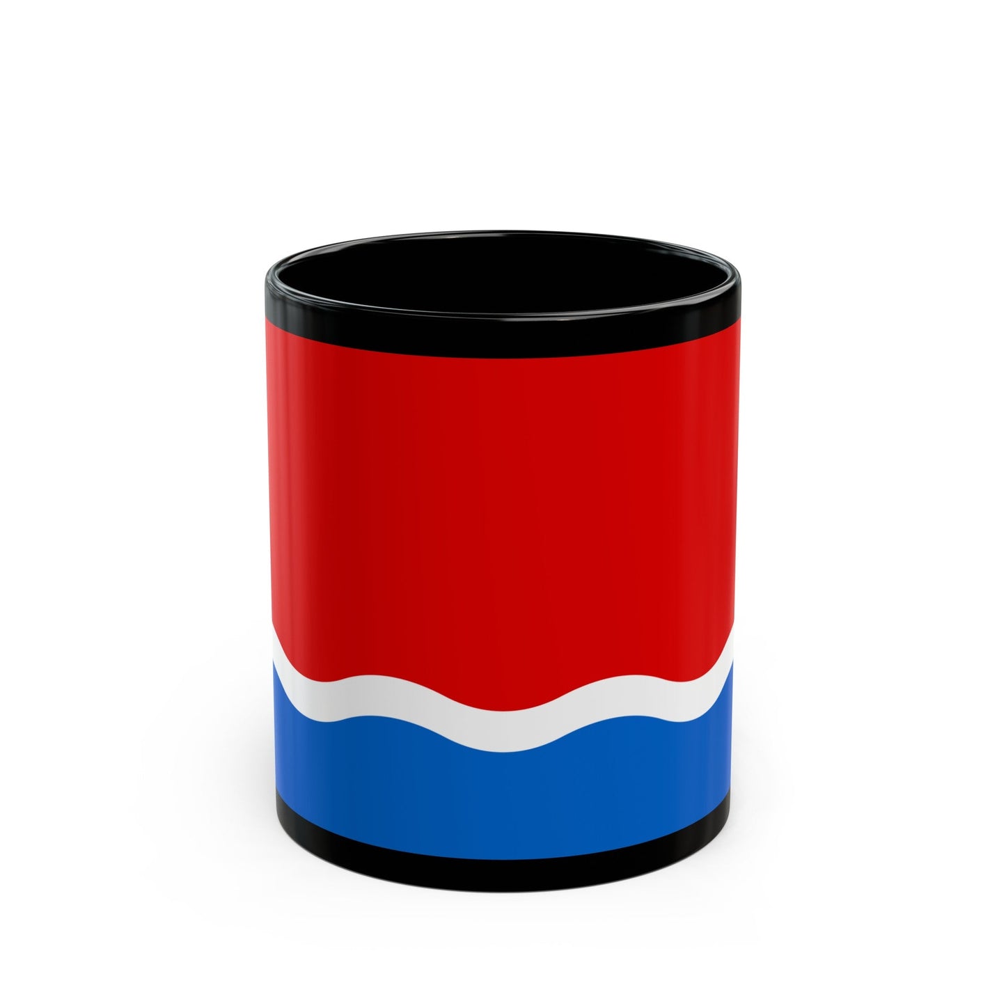 Flag of Amur Oblast Russia - Black Coffee Mug-11oz-The Sticker Space