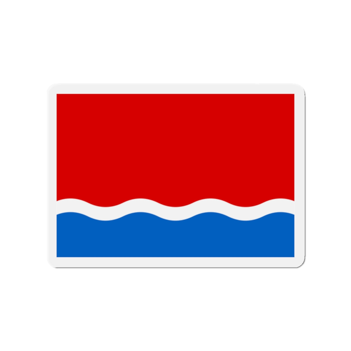 Flag of Amur Oblast Russia - Die-Cut Magnet-2" x 2"-The Sticker Space