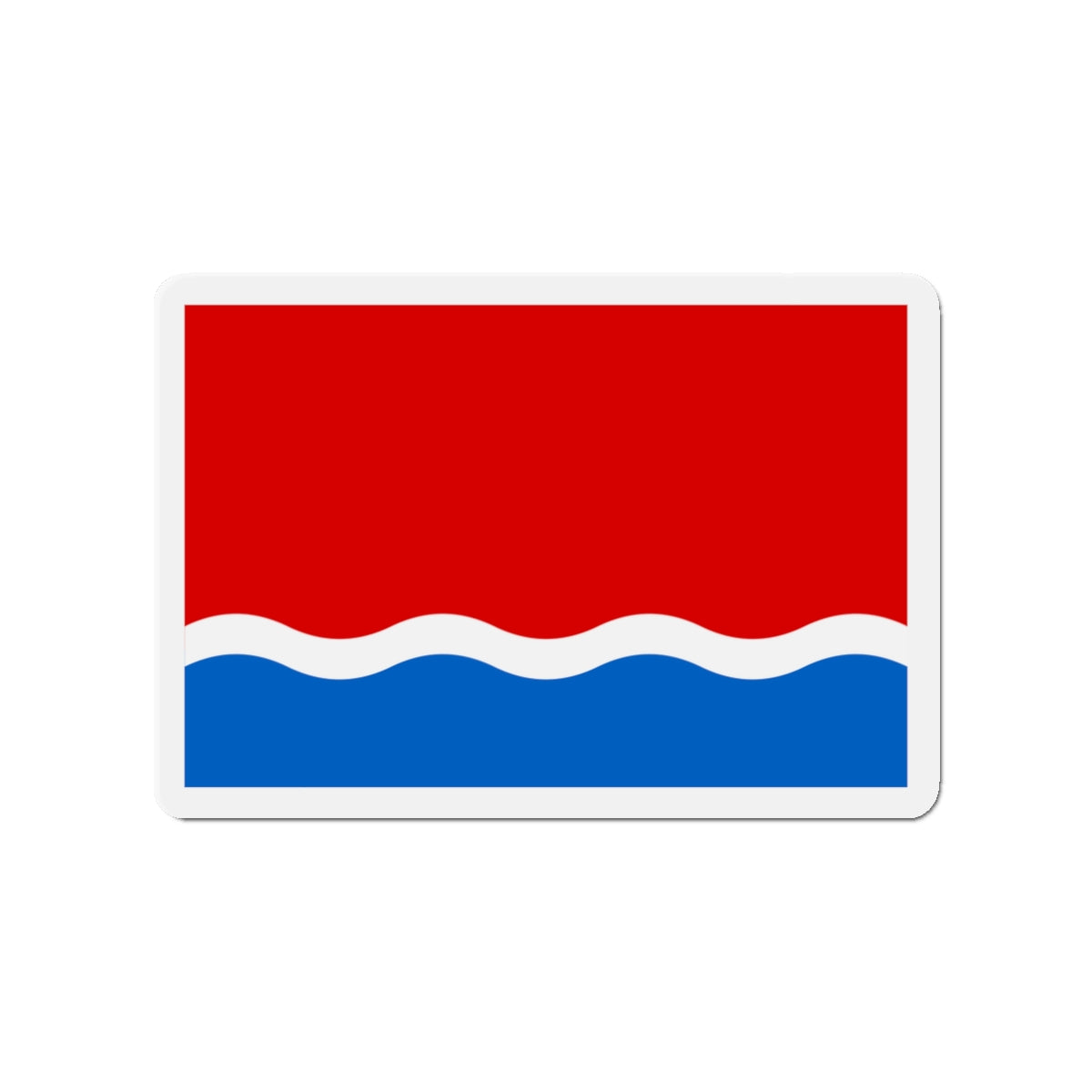 Flag of Amur Oblast Russia - Die-Cut Magnet-3" x 3"-The Sticker Space