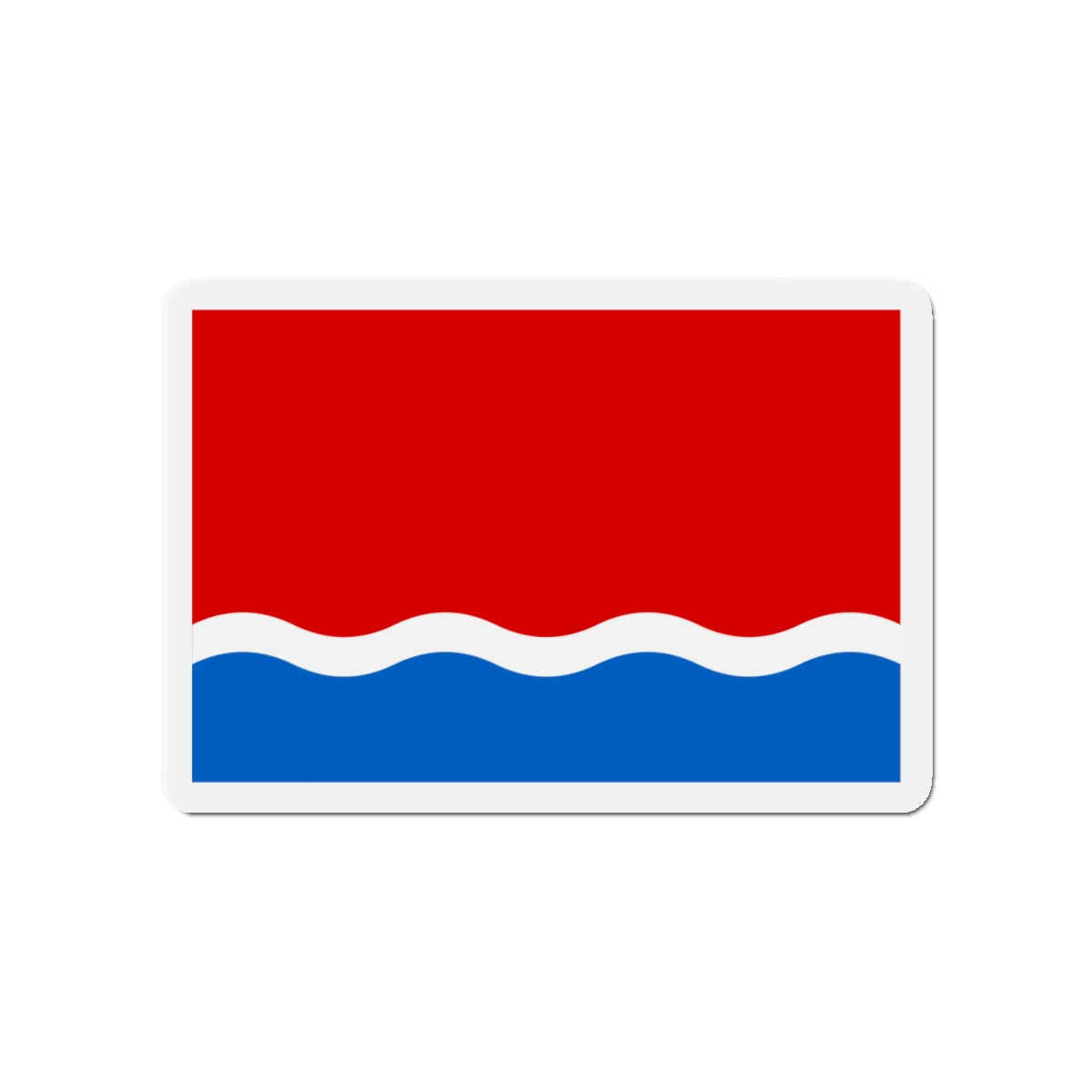 Flag of Amur Oblast Russia - Die-Cut Magnet-4" x 4"-The Sticker Space