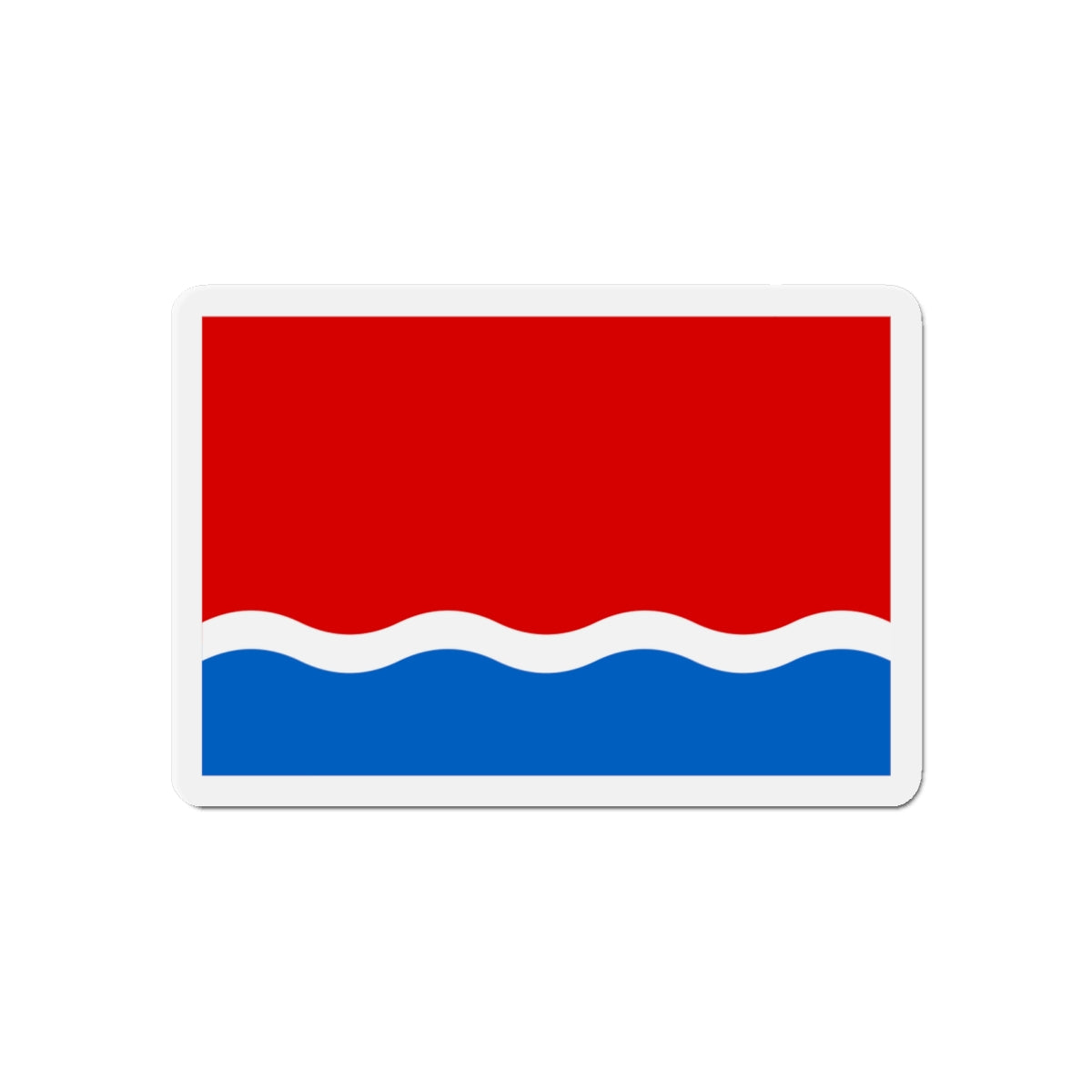 Flag of Amur Oblast Russia - Die-Cut Magnet-6 × 6"-The Sticker Space