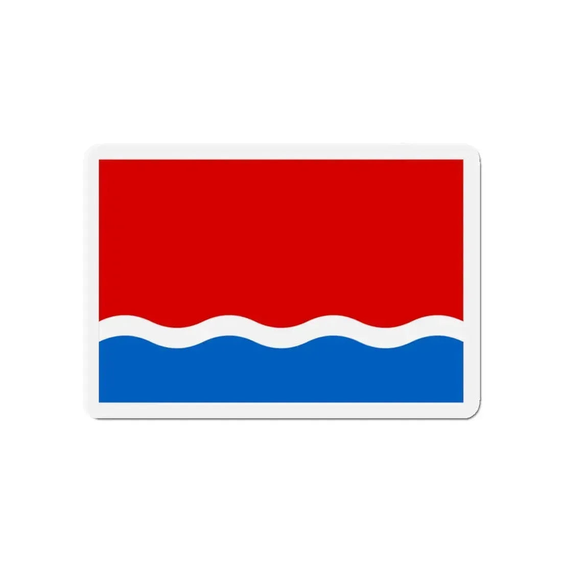 Flag of Amur Oblast Russia - Refrigerator Magnet 4 Inch - The Sticker Space