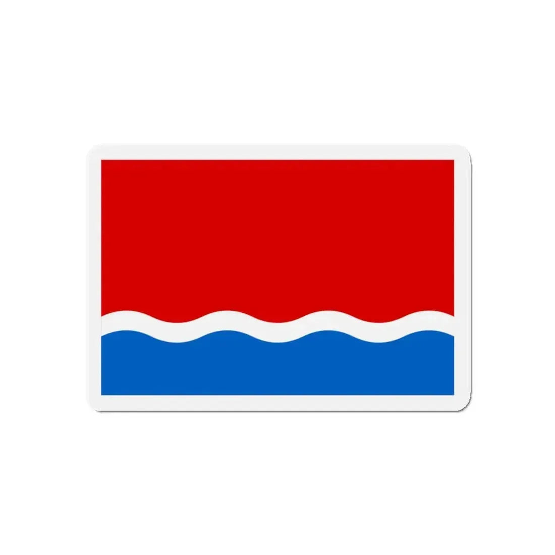 Flag of Amur Oblast Russia - Refrigerator Magnet 5 Inch - The Sticker Space