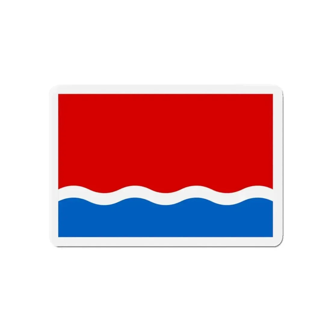 Flag of Amur Oblast Russia - Refrigerator Magnet - The Sticker Space