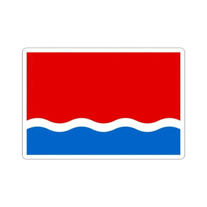 Flag of Amur Oblast Russia - STICKER Vinyl Kiss-Cut Decal 3 Inch White - The Sticker Space