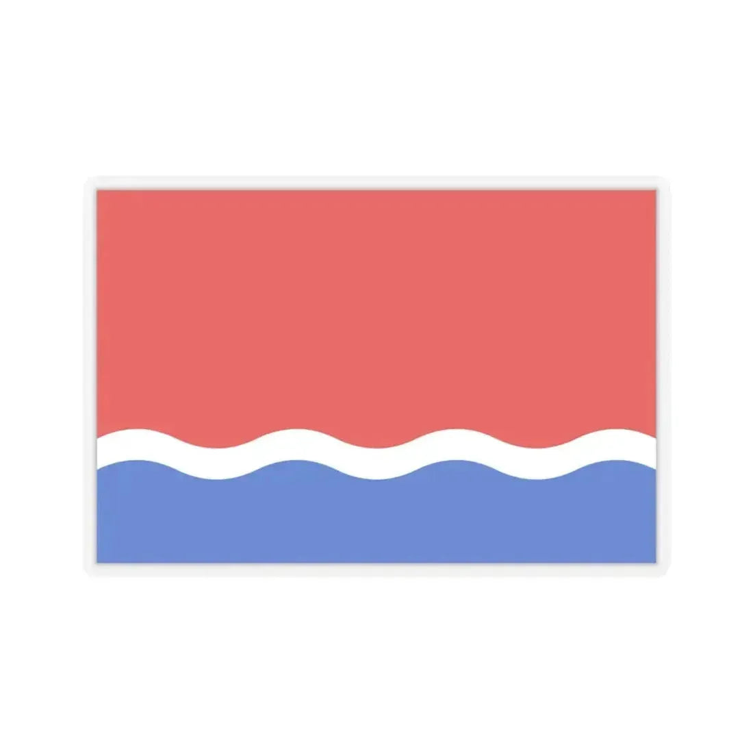 Flag of Amur Oblast Russia - STICKER Vinyl Kiss-Cut Decal 6 Inch Transparent - The Sticker Space