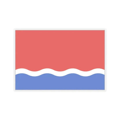 Flag of Amur Oblast Russia - STICKER Vinyl Kiss-Cut Decal 6 Inch Transparent - The Sticker Space