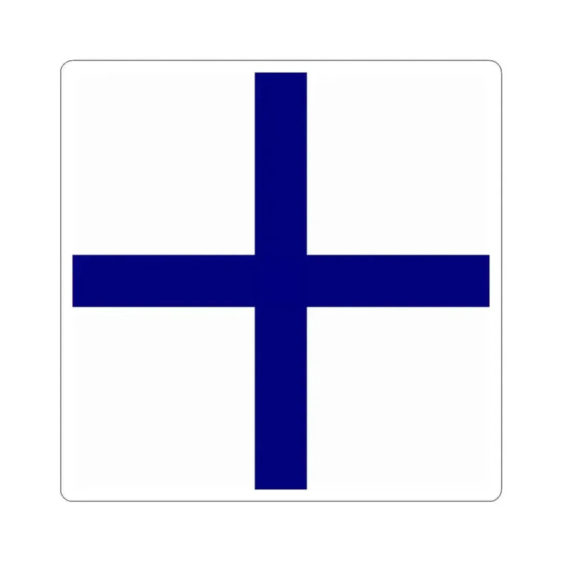 Flag of an admiral of the Independent State of Croatia (Croatia) STICKER Vinyl Kiss-Cut Decal 4 Inch White - The Sticker Space