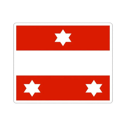 Flag of an Austro-Hungarian Admiral 1915 (Austria) STICKER Vinyl Kiss-Cut Decal 3 Inch White - The Sticker Space