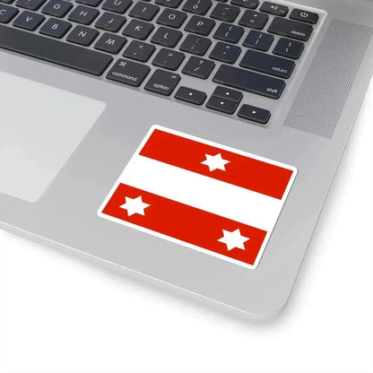 Flag of an Austro-Hungarian Admiral 1915 (Austria) STICKER Vinyl Kiss-Cut Decal - The Sticker Space
