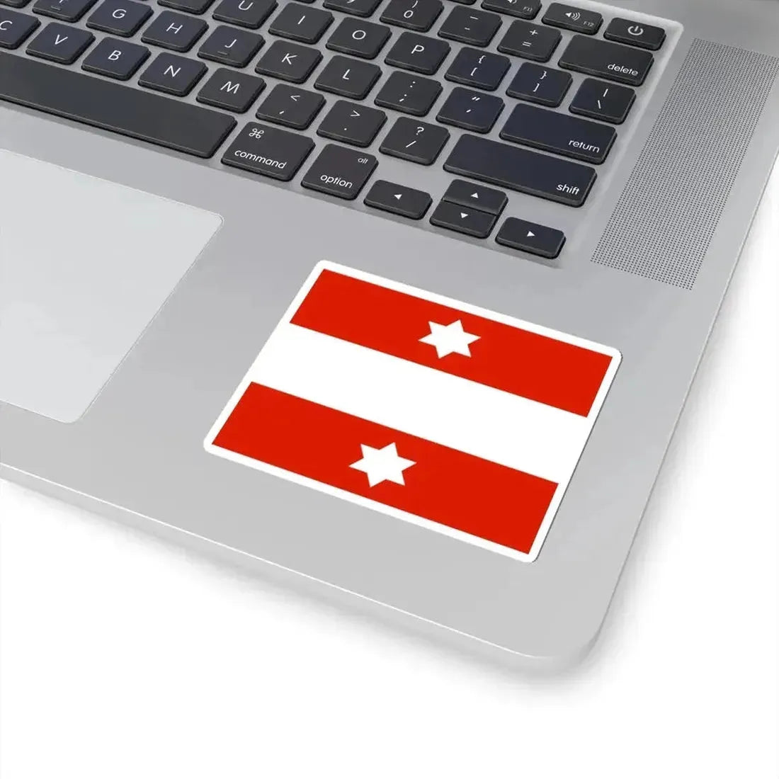 Flag of an Austro-Hungarian Vice-Admiral 1915 (Austria) STICKER Vinyl Kiss-Cut Decal - The Sticker Space