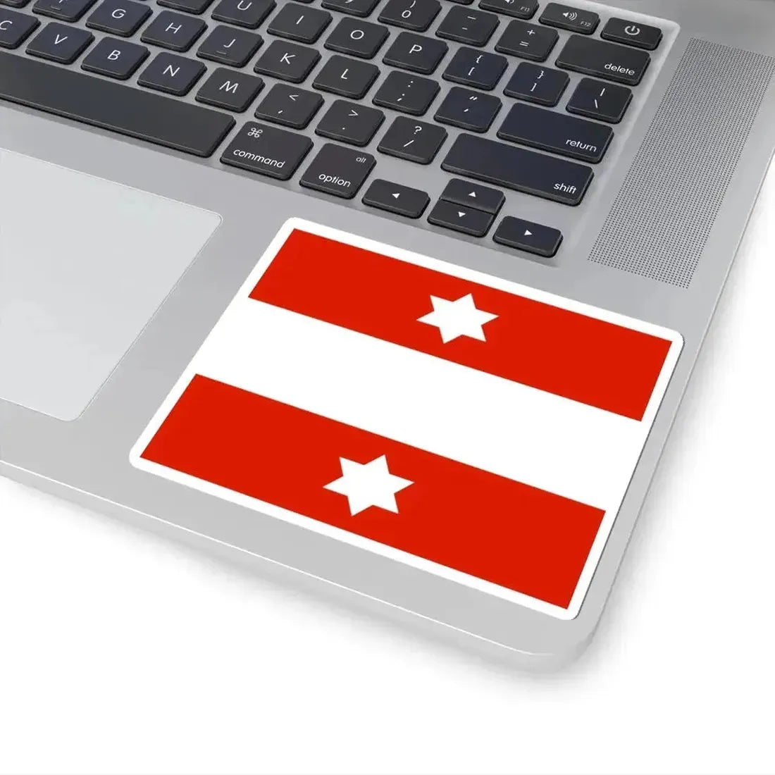 Flag of an Austro-Hungarian Vice-Admiral 1915 (Austria) STICKER Vinyl Kiss-Cut Decal - The Sticker Space