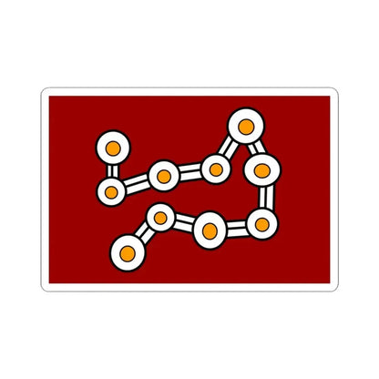 Flag of Anangu Pitjantjatjara Yankunytjatjara (Australia) STICKER Vinyl Kiss-Cut Decal 3 Inch White - The Sticker Space