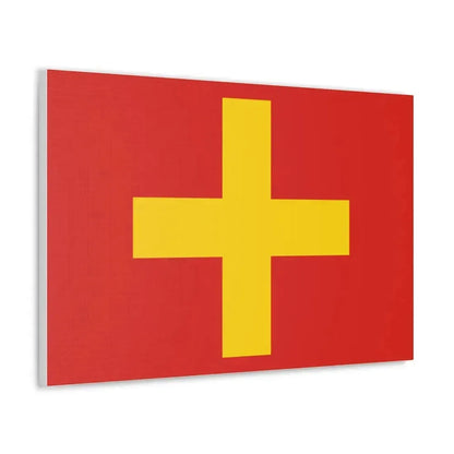 Flag of Ancona Italy - Canvas Wall Art - The Sticker Space