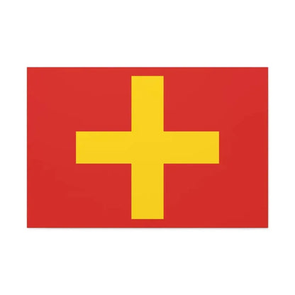 Flag of Ancona Italy - Canvas Wall Art - The Sticker Space