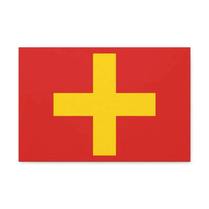 Flag of Ancona Italy - Canvas Wall Art - The Sticker Space