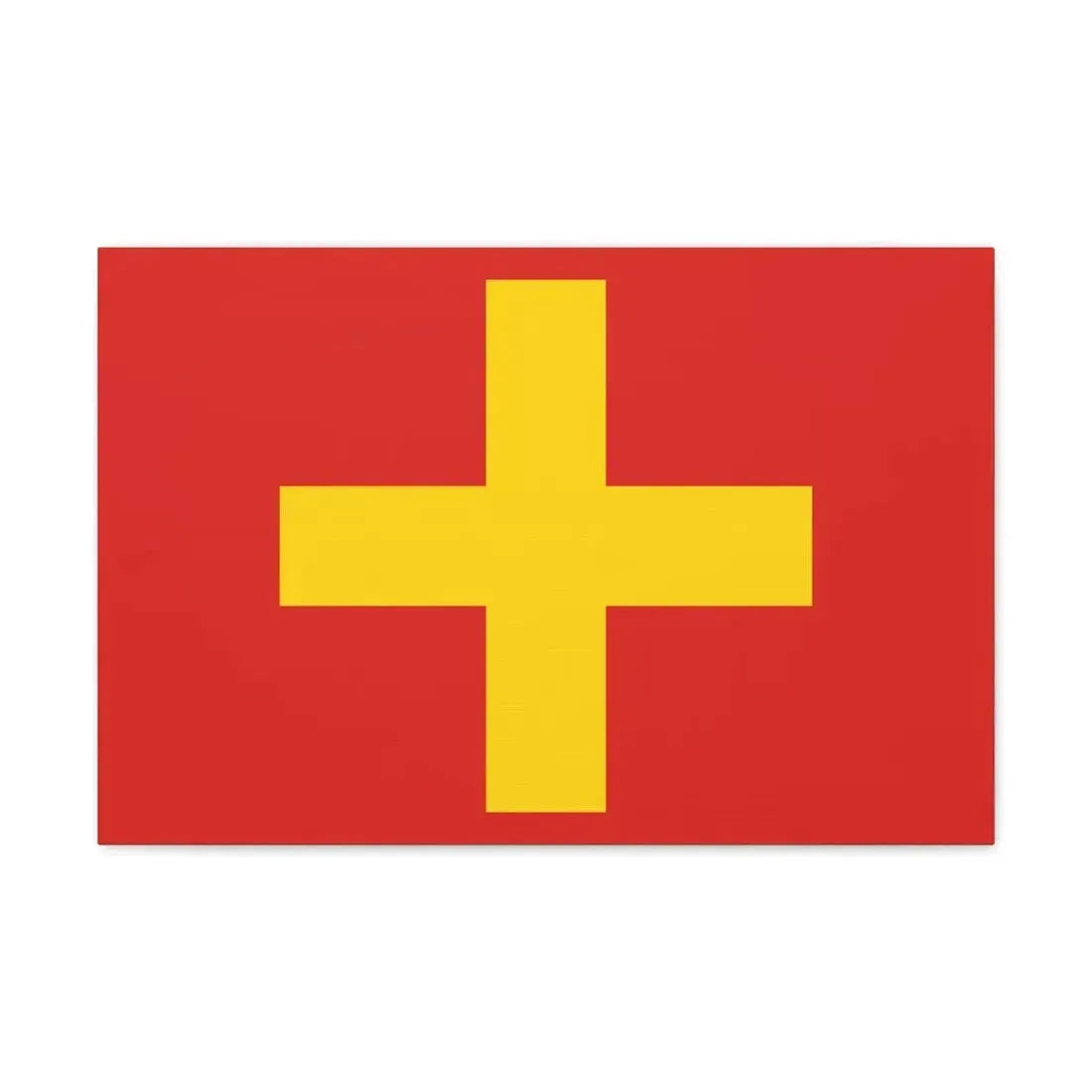 Flag of Ancona Italy - Canvas Wall Art - The Sticker Space