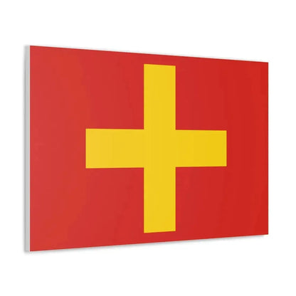 Flag of Ancona Italy - Canvas Wall Art - The Sticker Space