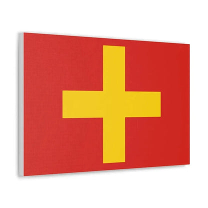 Flag of Ancona Italy - Canvas Wall Art - The Sticker Space
