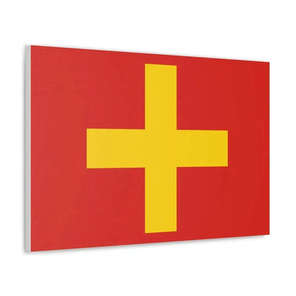 Flag of Ancona Italy - Canvas Wall Art - The Sticker Space
