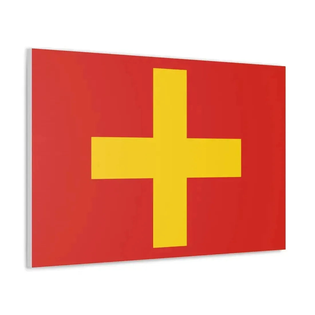 Flag of Ancona Italy - Canvas Wall Art - The Sticker Space