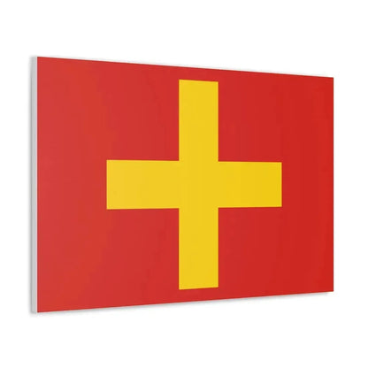 Flag of Ancona Italy - Canvas Wall Art - The Sticker Space
