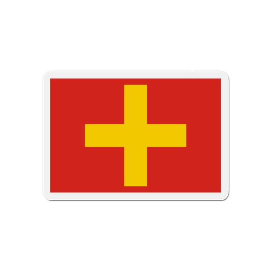 Flag of Ancona Italy - Die-Cut Magnet-6 × 6"-The Sticker Space