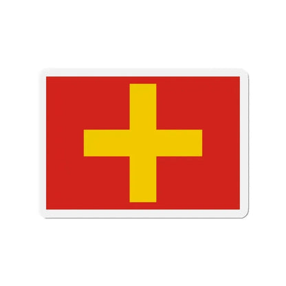 Flag of Ancona Italy - Refrigerator Magnet 2 Inch - The Sticker Space