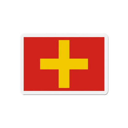 Flag of Ancona Italy - Refrigerator Magnet 6 Inch - The Sticker Space