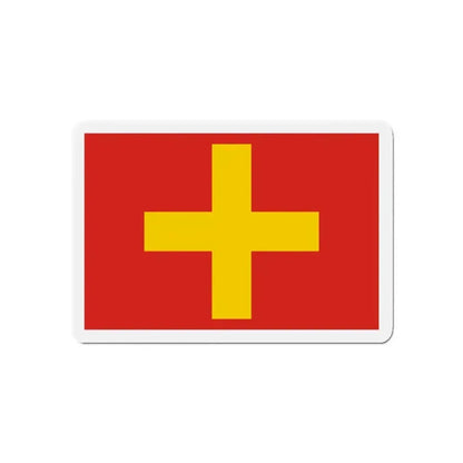 Flag of Ancona Italy - Refrigerator Magnet - The Sticker Space