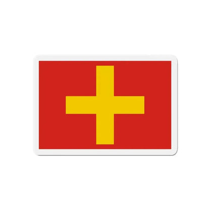 Flag of Ancona Italy - Refrigerator Magnet - The Sticker Space