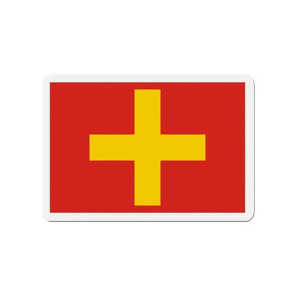 Flag of Ancona Italy - Refrigerator Magnet - The Sticker Space