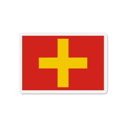 Flag of Ancona Italy - Refrigerator Magnet - The Sticker Space