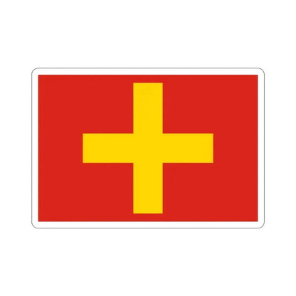 Flag of Ancona Italy STICKER Vinyl Die-Cut Decal 2 Inch - The Sticker Space