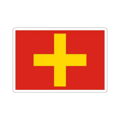 Flag of Ancona Italy STICKER Vinyl Die-Cut Decal 3 Inch - The Sticker Space