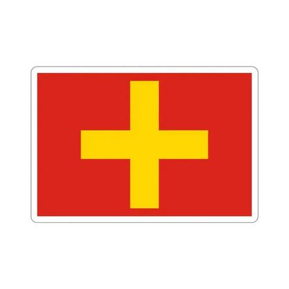 Flag of Ancona Italy STICKER Vinyl Die-Cut Decal 3 Inch - The Sticker Space