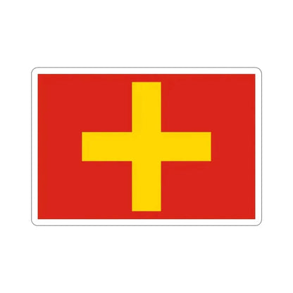 Flag of Ancona Italy STICKER Vinyl Die-Cut Decal 4 Inch - The Sticker Space