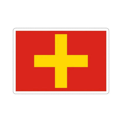 Flag of Ancona Italy STICKER Vinyl Die-Cut Decal 5 Inch - The Sticker Space