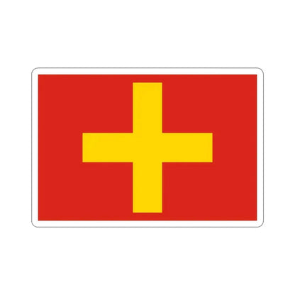 Flag of Ancona Italy STICKER Vinyl Die-Cut Decal 5 Inch - The Sticker Space