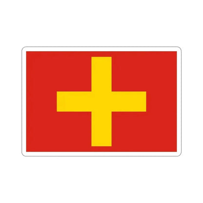 Flag of Ancona Italy STICKER Vinyl Die-Cut Decal 6 Inch - The Sticker Space