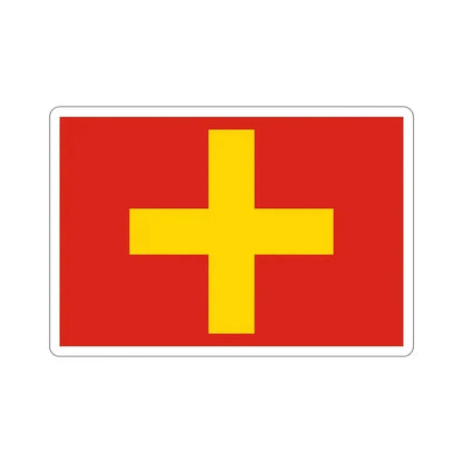 Flag of Ancona Italy STICKER Vinyl Die-Cut Decal 6 Inch - The Sticker Space