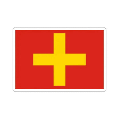 Flag of Ancona Italy - STICKER Vinyl Kiss-Cut Decal 2 Inch White - The Sticker Space