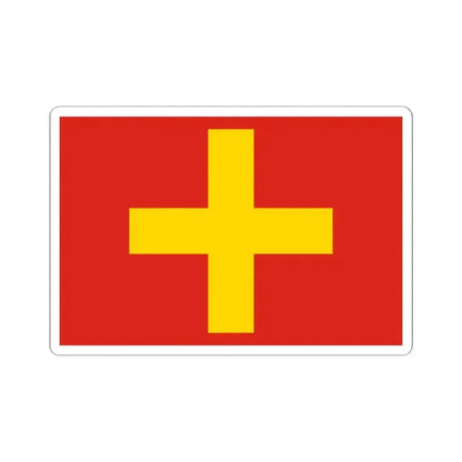 Flag of Ancona Italy - STICKER Vinyl Kiss-Cut Decal - The Sticker Space