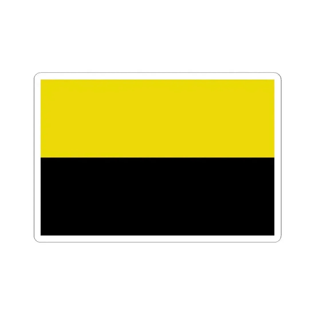 Flag of Andenne (Belgium) STICKER Vinyl Kiss-Cut Decal 2 Inch White - The Sticker Space