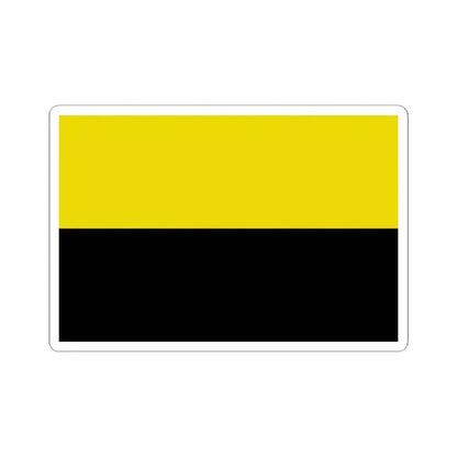 Flag of Andenne (Belgium) STICKER Vinyl Kiss-Cut Decal 2 Inch White - The Sticker Space