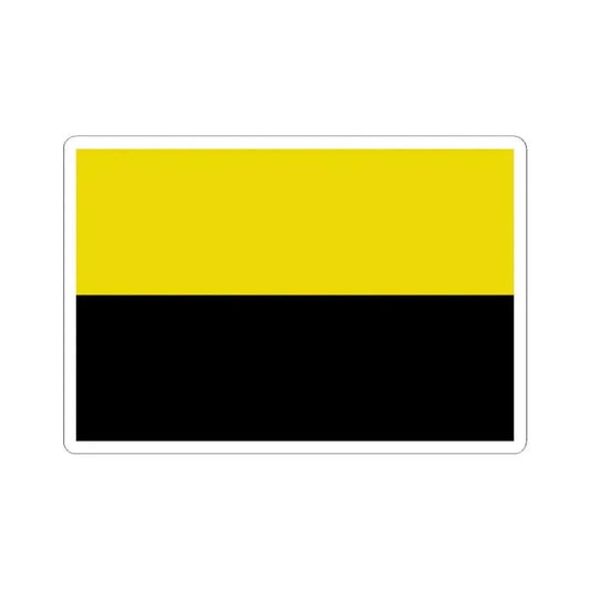 Flag of Andenne (Belgium) STICKER Vinyl Kiss-Cut Decal 2 Inch White - The Sticker Space