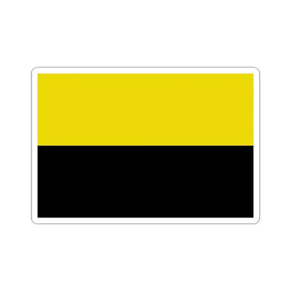 Flag of Andenne (Belgium) STICKER Vinyl Kiss-Cut Decal 3 Inch White - The Sticker Space