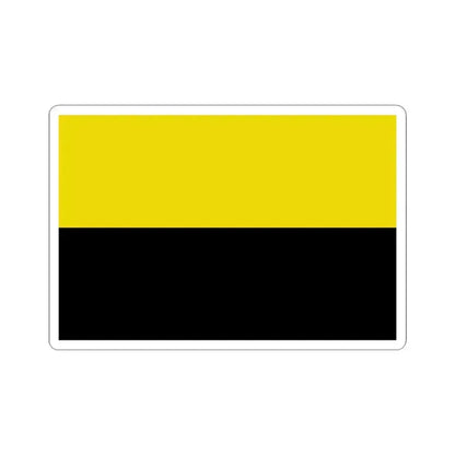 Flag of Andenne (Belgium) STICKER Vinyl Kiss-Cut Decal 4 Inch White - The Sticker Space