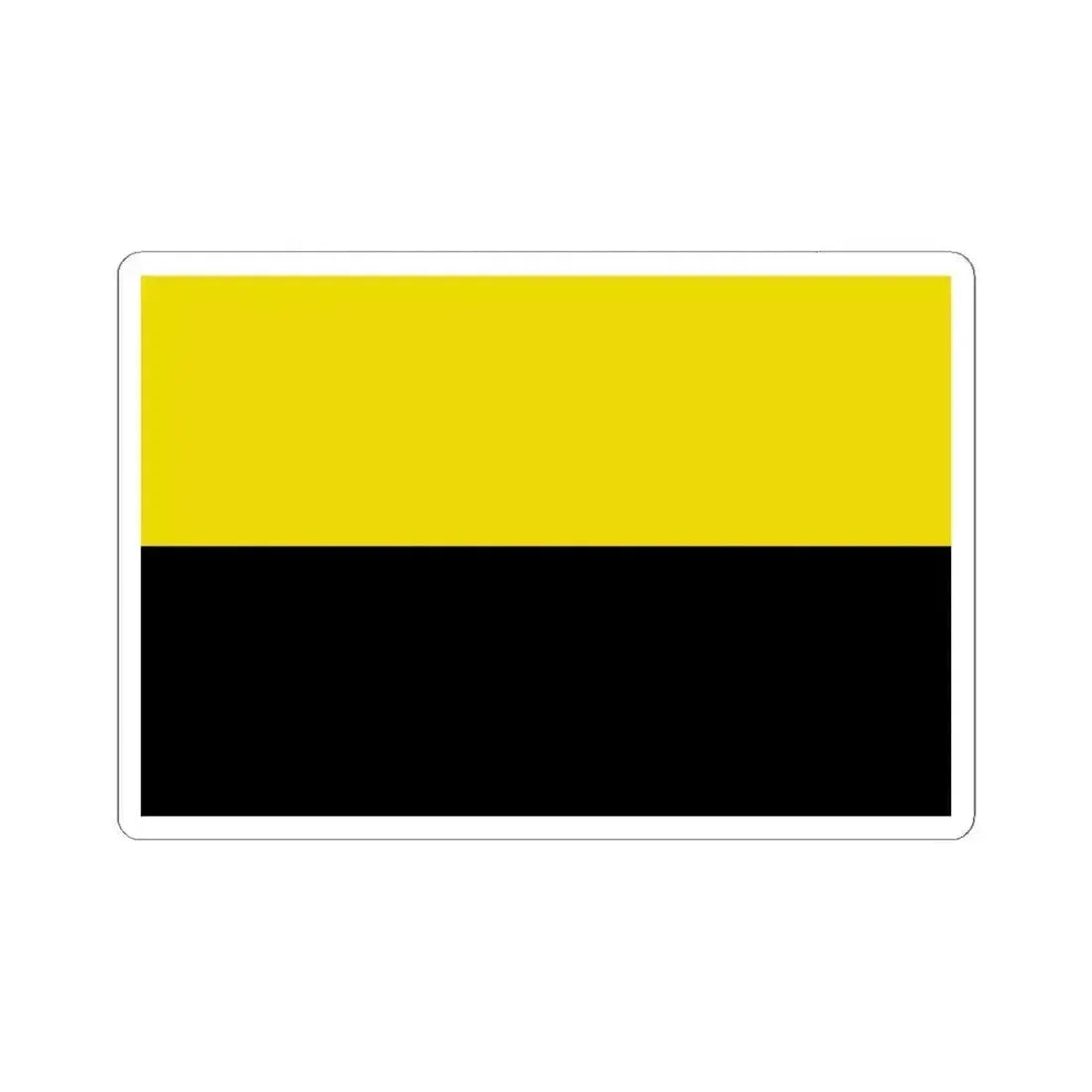 Flag of Andenne (Belgium) STICKER Vinyl Kiss-Cut Decal 6 Inch White - The Sticker Space